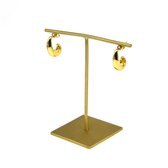 Oorbellen Gold Drops 18K gold plated small size Goud | 18 karaat gouden plating | Messing - 2 cm | Buddha Ibiza