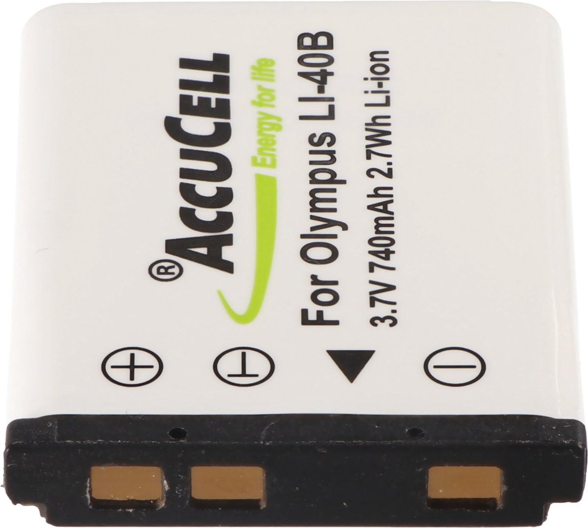 AccuCell-batterij geschikt voor Nikon CoolPix S200-batterij
