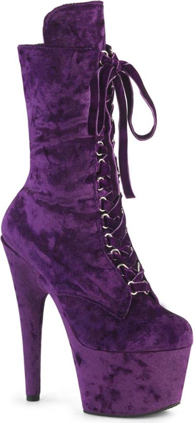 Pleaser Platform Bottes femmes, Chaussures de pole dance - 44 Chaussures- ADORE-1045VEL US 13 Violet