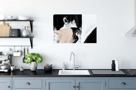 Poster Verf - Abstract - Design - 90x60 cm