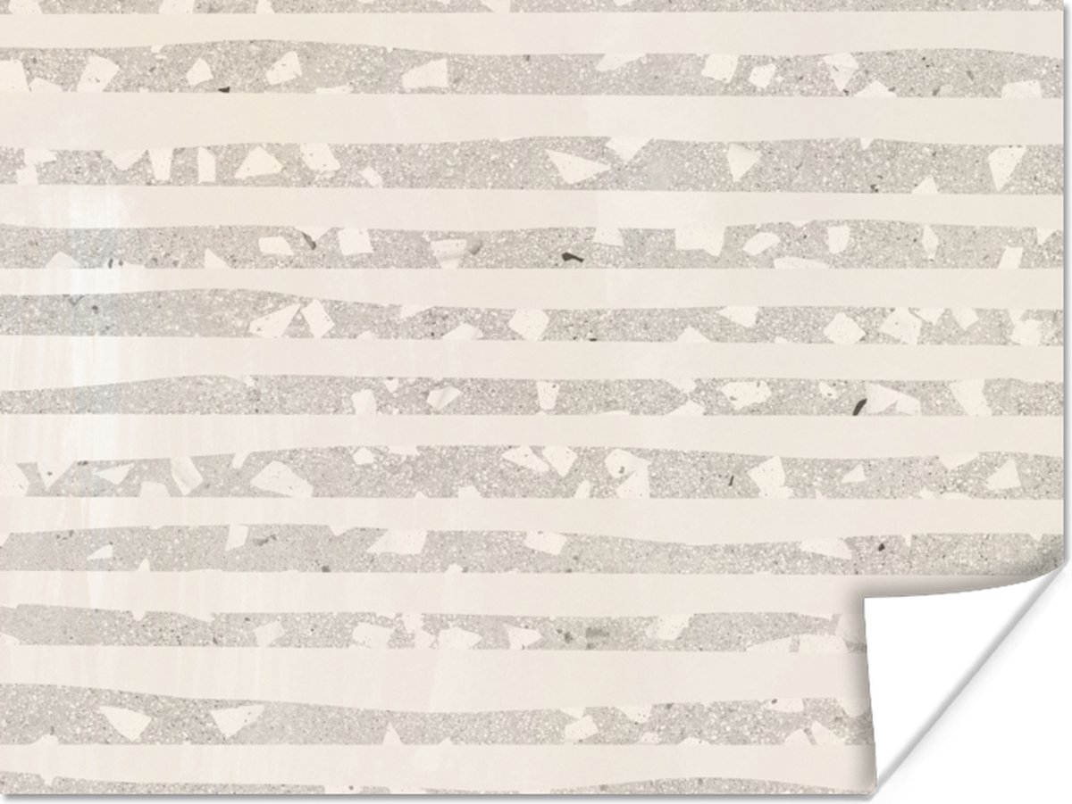 Poster Terrazzo - Terras - Pastel - 40x30 cm