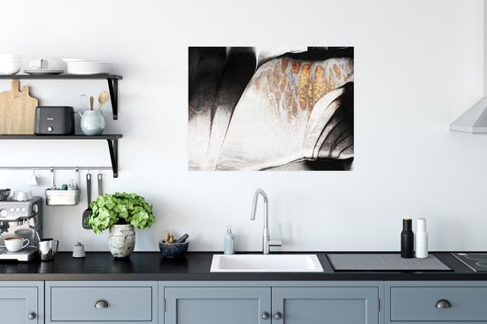 Affiche Or - Abstrait - Design - 80x60 cm