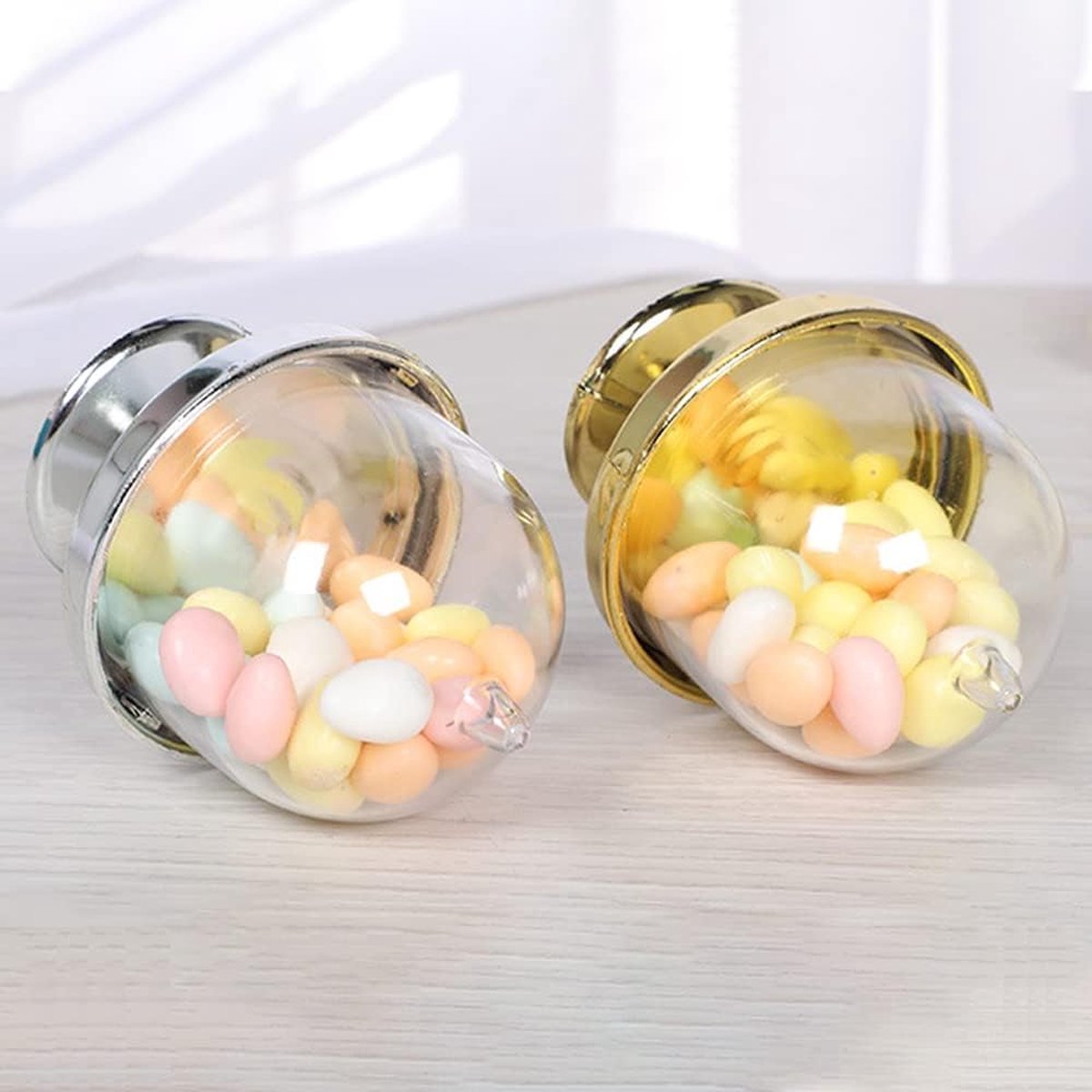 12 stuks mini taartbelletjes, taartstandaard, muffinglokken