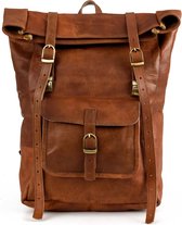 Berliner Bags Leeds Size M vintage rugzak van leer met laptopvak voor dames en heren