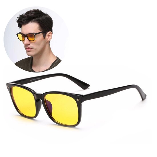 Phreeze Nachtbril voor het rijden in de nacht - Veilig Rijden - Avondbril - Nacht lenzen - Nacht Bril voor Auto of motor - Autobril