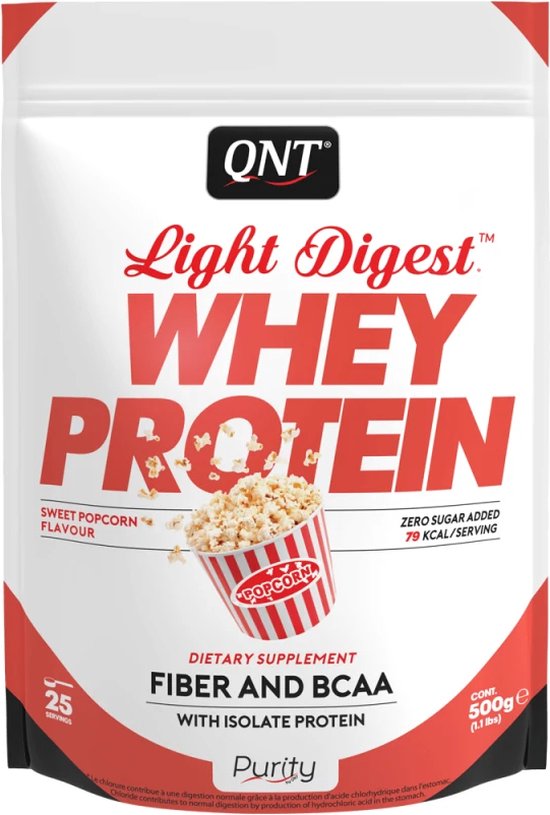 Qnt Light digest whey protein popcorn