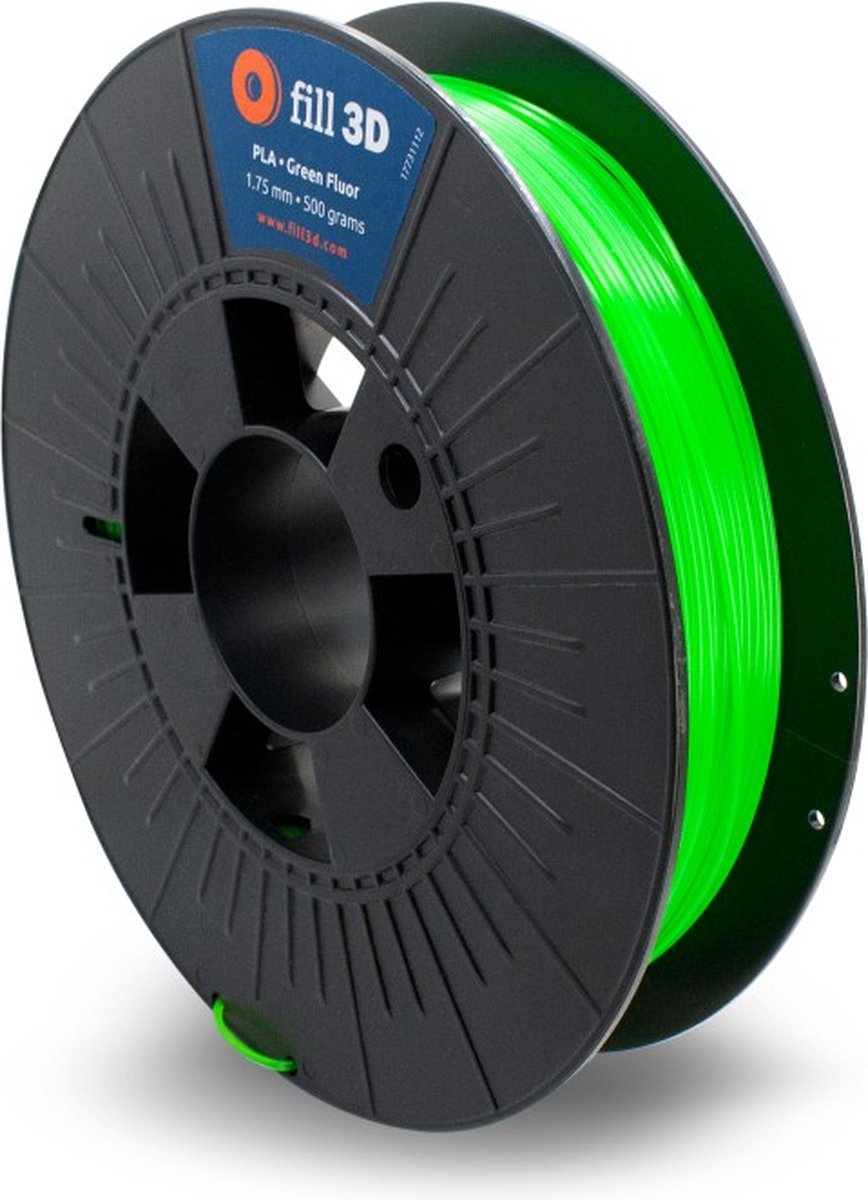 Fill 3D PLA Green Fluor 0,5 kg