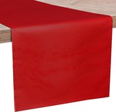 6/8-zits tafelloper 100% katoen voor Kerstmis Bruiloft Thanksgiving Banket - Machinewasbaar (16" x 90") (Tomato Red Table Runner 40 x 230cm)
