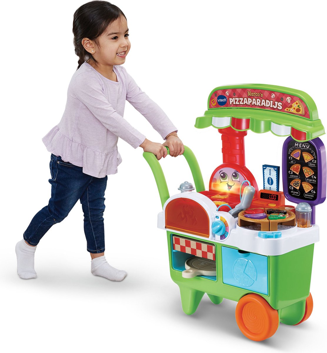 VTech Marco's Pizzaparadijs Activity-Center - Keuken Speelgoed - Interactief & Educatief Speelgoed - Cadeau - Kinderspeelgoed 3 Jaar — cadeau in Spellen & Speelgoed - foto 6