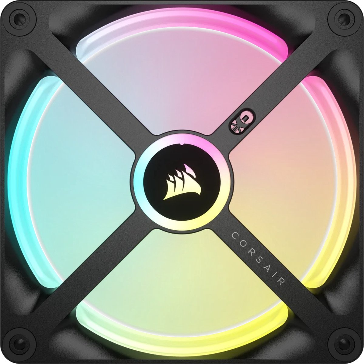 CORSAIR QX140 RGB Starter Kit - Zwart (2-pack) - 140mm