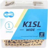 KMC ketting single speed K1SL 1/8 100 links gold