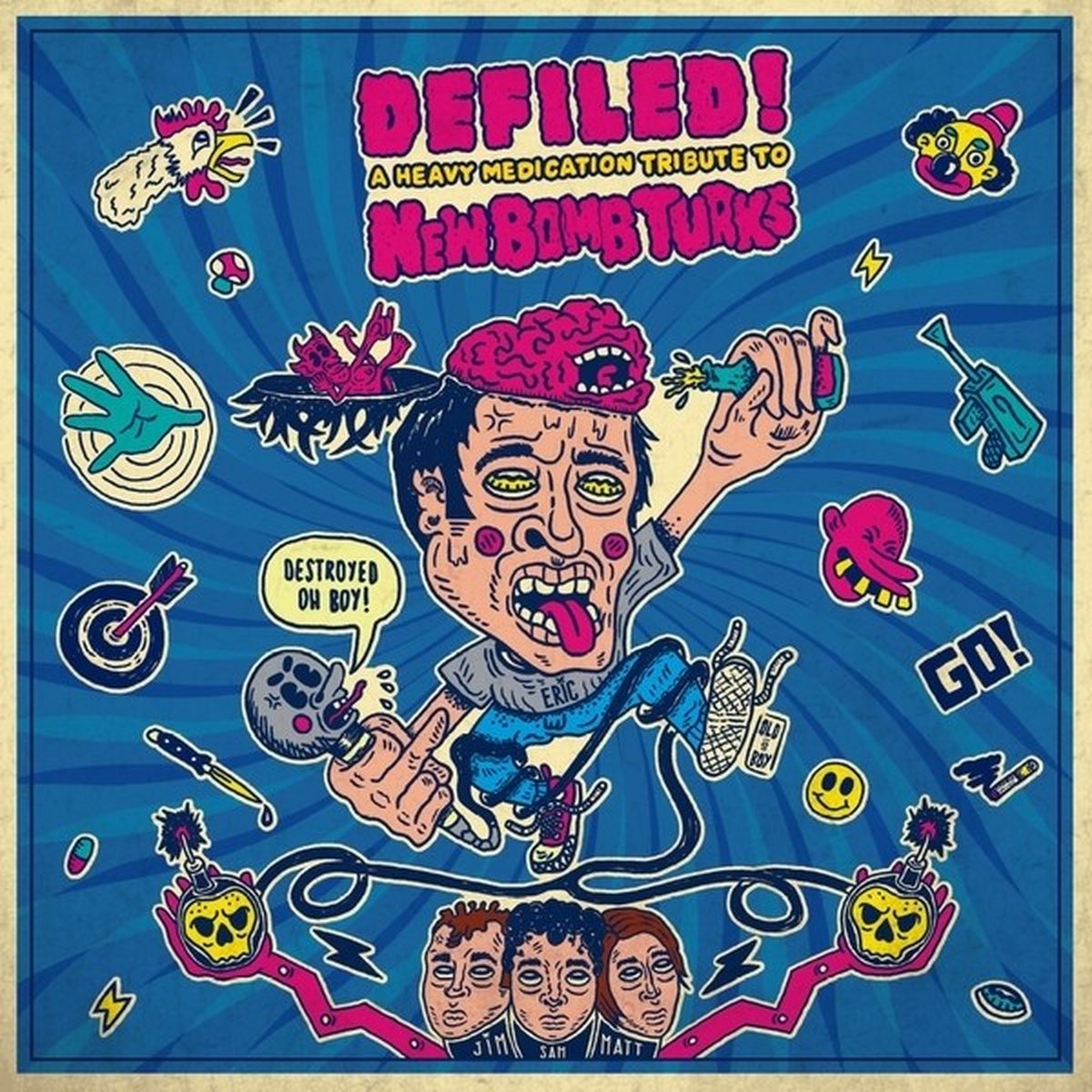 Various Artists - New Bomb Turks Tribute: Defiled! (CD)