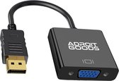 AdroitGoods Câble ordinateur Displayport vers VGA (D- Sub) femelle - 1080p - Full HD - 10 cm - Zwart