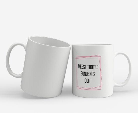 Akyol - tasse à café la plus fière sœur bonus de tous les temps - tasse à thé - sœur - sœur bonus fière - cadeau d'anniversaire - anniversaire - cadeau - cadeau pour sœur - articles sœur - cadeau - cadeau - cadeau - contenu 350 ML