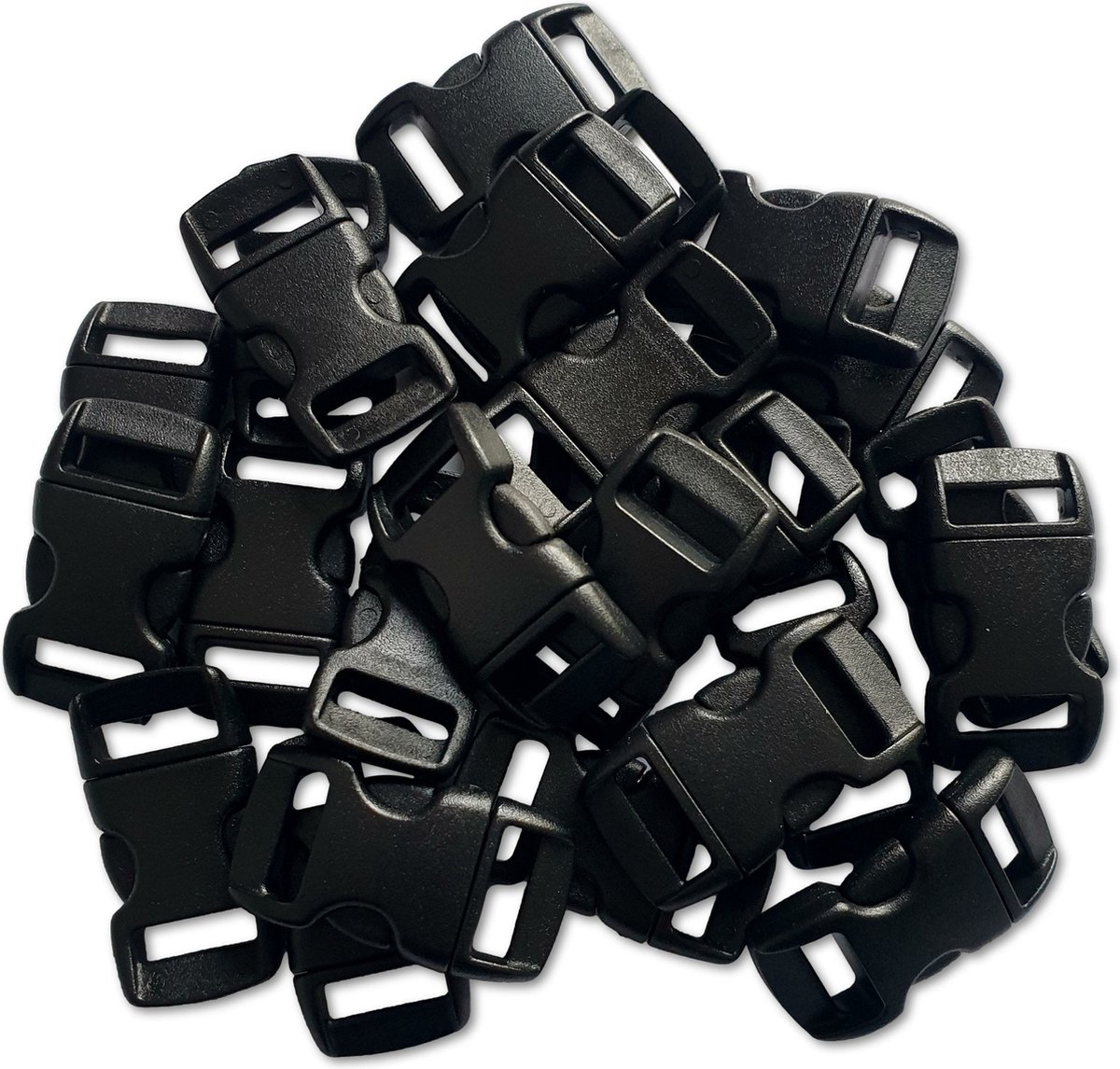 12 Stuks Kunststof Bretelklemmetje/BRETELCLIPS, Kan Ook Gebruikt Worden Voor Koorden Enz Breedte 25mm Kleur Lichtroze Blauw Paars