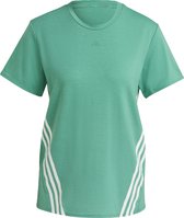 adidas Performance Train Icons 3-Stripes T-shirt - Dames - Groen- M