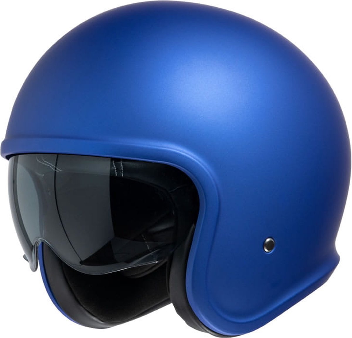 Jethelm iXS 880 1.0 - mat blauw - scooter helm - maat L