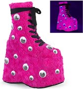 Demonia Enkellaars -40 Shoes- SLAY-206 Roze