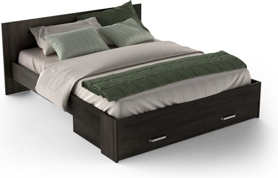 CBA - Bed Richy 160 x 190/ - 160x200 - Zwart