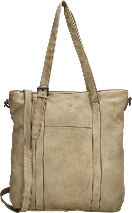 Hide & Stitches Suède Shopper/Handtas Brazos Navy
