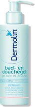 Dermolin - Bad- en douchegel - 400ml - Hypoallergeen extra gevoelige huid