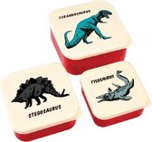 Rex London Snack boxes (3 pièces) - Dinosaurus - Terre Préhistorique