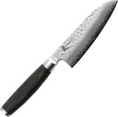 Couteau Yaxell Taishi Santoku 12,5 cm - Bois de hêtre Zwart Pakka - Artisanat japonais ultime