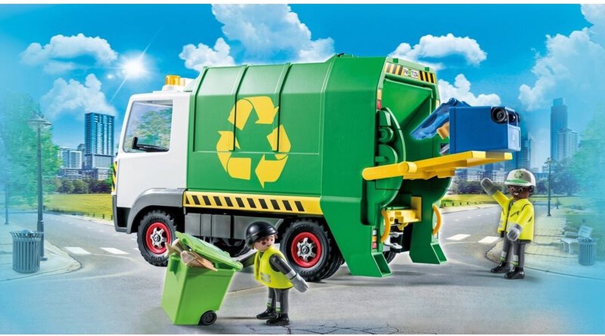 Playmobil 70885 CAMION POUBELLE + EFFET LUMINEUX 