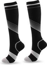 Roegaarden compressie sokken - compressiekousen - Steunkousen - Maat 45-47 - Zwart