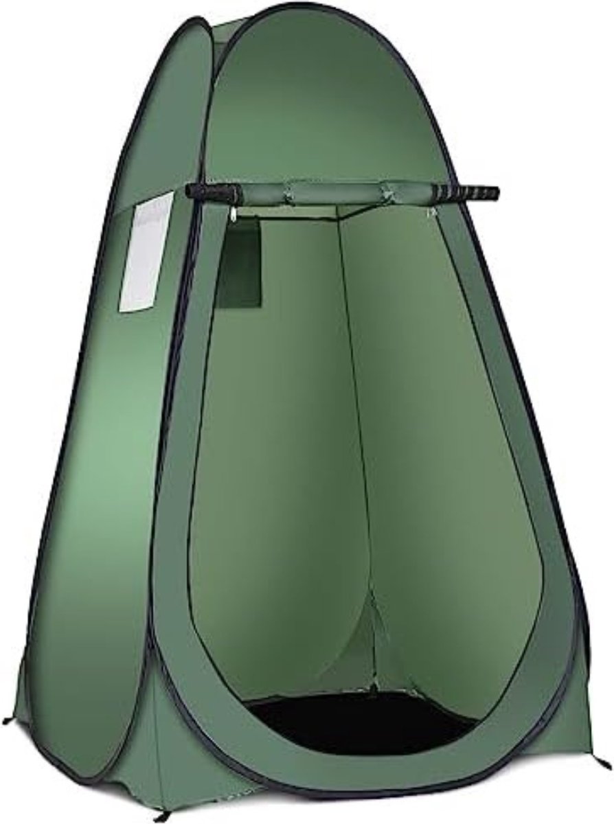 pop-up omkleedtent, toilettent, douchetent voor op de camping, mobiel
