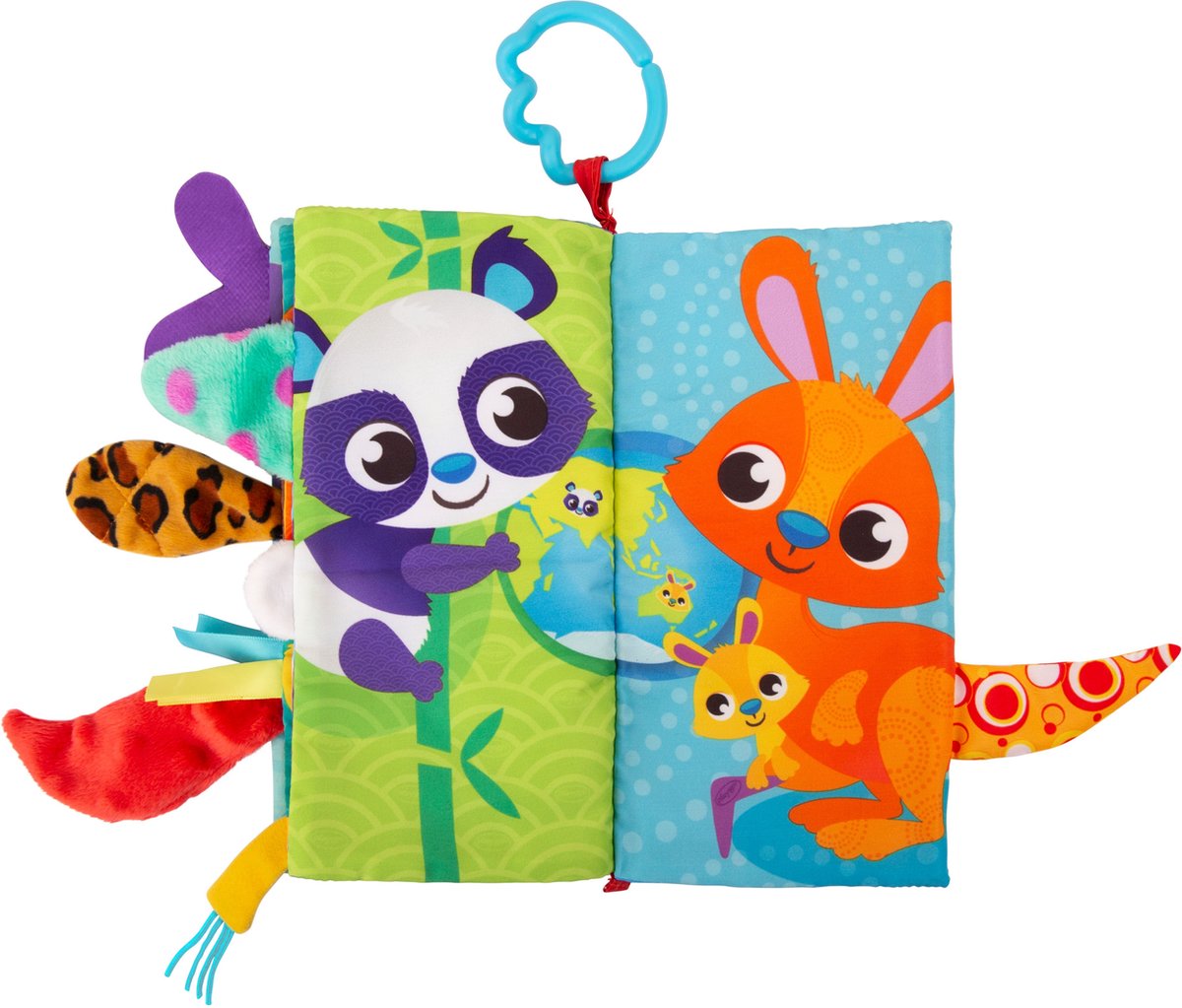 Playgro Voelboekje Staarten van de wereld - Activiteitenboekje - Babyboek - Speelgoed Baby - Speelgoed 1 jaar - Baby Speelgoed — afbeelding 5