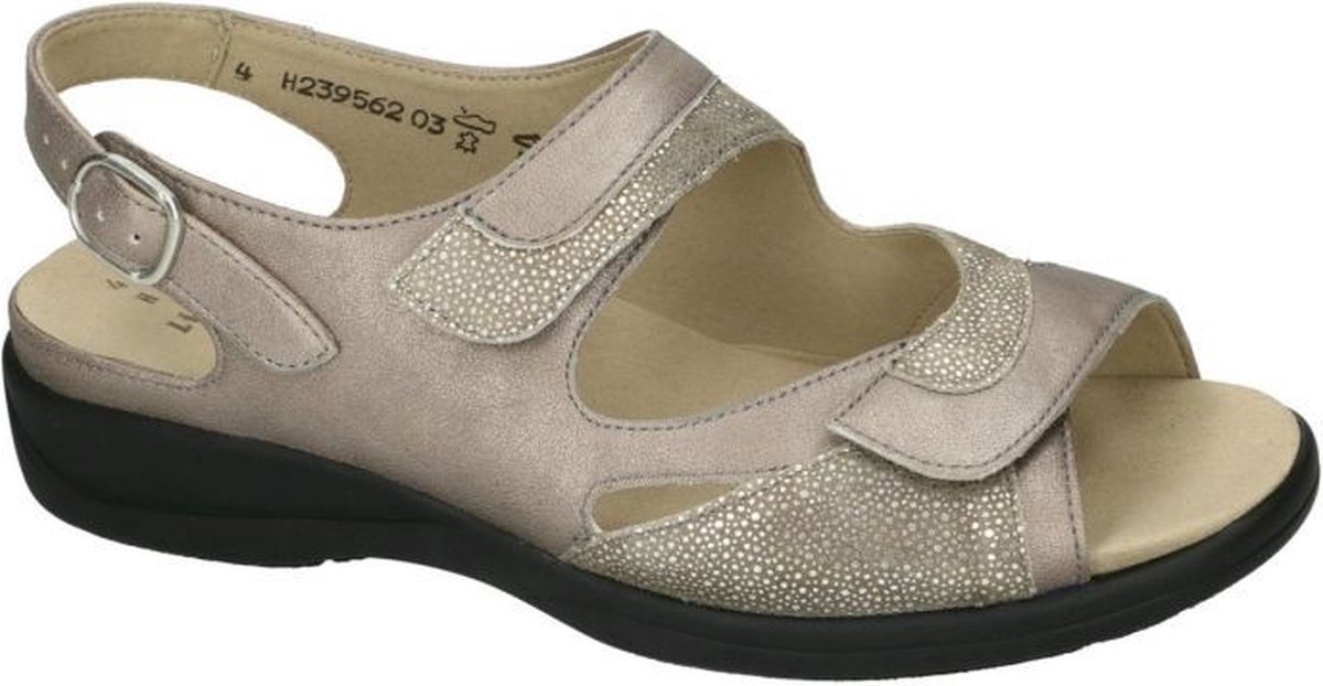 Solidus Dames brons sandalen - Schoenen.nl
