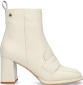 Notre-V Ao174 Enkellaarsjes - Enkelboots met rits - Dames - Wit - Maat 37