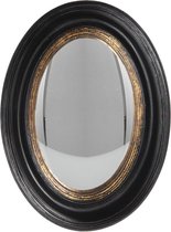 Wandspiegel 24*32 cm Zwart Hout Ovaal Grote Spiegel Muur Spiegel Wand Spiegel