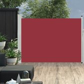 vidaXL Tuinscherm uittrekbaar 100x500 cm rood