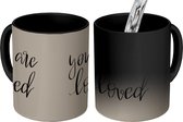 Magische Mok - Foto op Warmte Mok - Love - Spreuken - Valentijsdag voor mannen - 350 ML - Uitdeelcadeautjes - Mok met Tekst