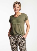Tramontana | T-Shirt Modal Spring Is In The Air | Olive | Maat M