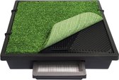 Foeii Hondentoilet Pet Loo 61 X 61 Cm Abs Groen/zwart