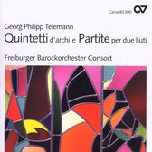 Freiburg Baroqueorchester Consort - Telemann: Quintetti D'Archi E Partite Per Due Liuti (CD)
