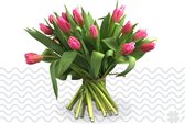 Verse bloemen boeket TULPEN (cadeau voor haar) - Roze - 200 per bos