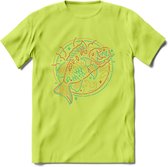 Vissen T-Shirt | Grappig Verjaardag Vis Hobby Cadeau Shirt | Dames - Heren - Unisex | Tshirt Hengelsport Kleding Kado - Groen - L