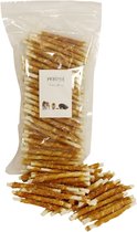 Petstyleliving - Gedraaide sticks met kip - Voordeelzak 100 stuks - Hondensnack