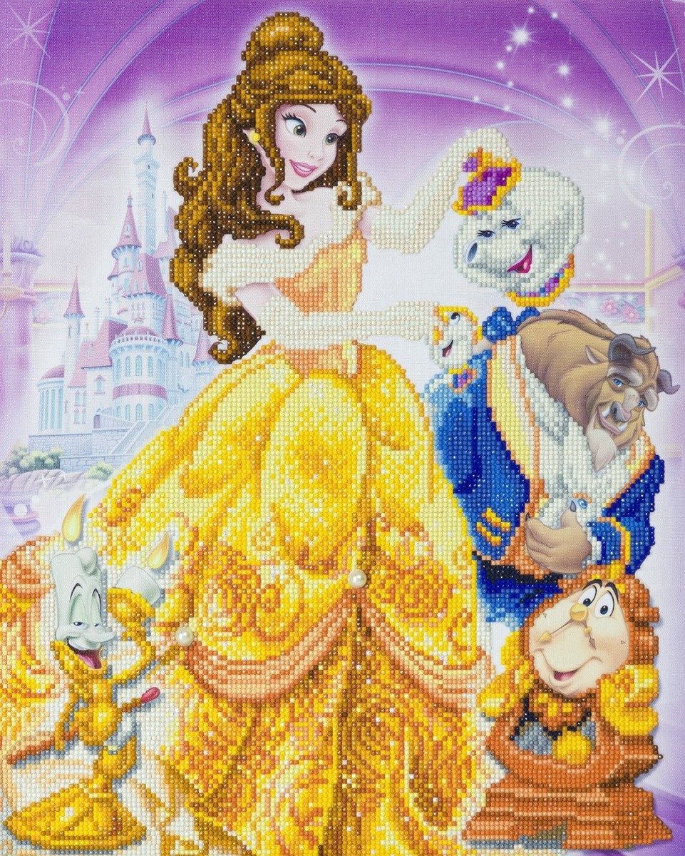 Crystal Art Kit | Diamond Painting Beauty and the Beast Medley