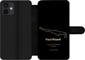 Bookcase Geschikt voor iPhone 12 telefoonhoesje - Frankrijk - F1 - Circuit - Met vakjes - Wallet case met magneetsluiting - Cadeau voor man