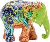 Elephant Parade - Irises - Handgemaakt Olifanten Beeldje - 15cm