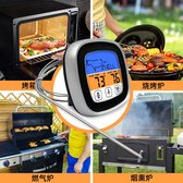Viatel ZW11 Vleesthermometer – Inclusief e-Book – BBQ Thermometer – Kernthermometer – Oventhermometer - Kamado - Barbecue BBQ accesoires – Suikerthermometer - Kookwekker - Digitaal