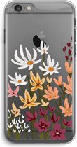 CaseCompany® - iPhone 6 PLUS / 6S PLUS hoesje - Painted wildflowers - Soft Case / Cover - Bescherming aan alle Kanten - Zijkanten Transparant - Bescherming Over de Schermrand - Back Cover