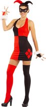 FUNIDELIA Harley Quinn Kostuum - Harley Quinn jurk voor vrouwen - Maat: XS - Zwart