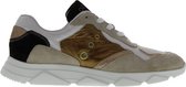 Tango | Kady 5-b beige suede/ off white leather/soft gold parachute/gold jogger - white sole | Maat: 41