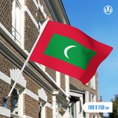 Vlag Malediven 100x150cm - Spunpoly